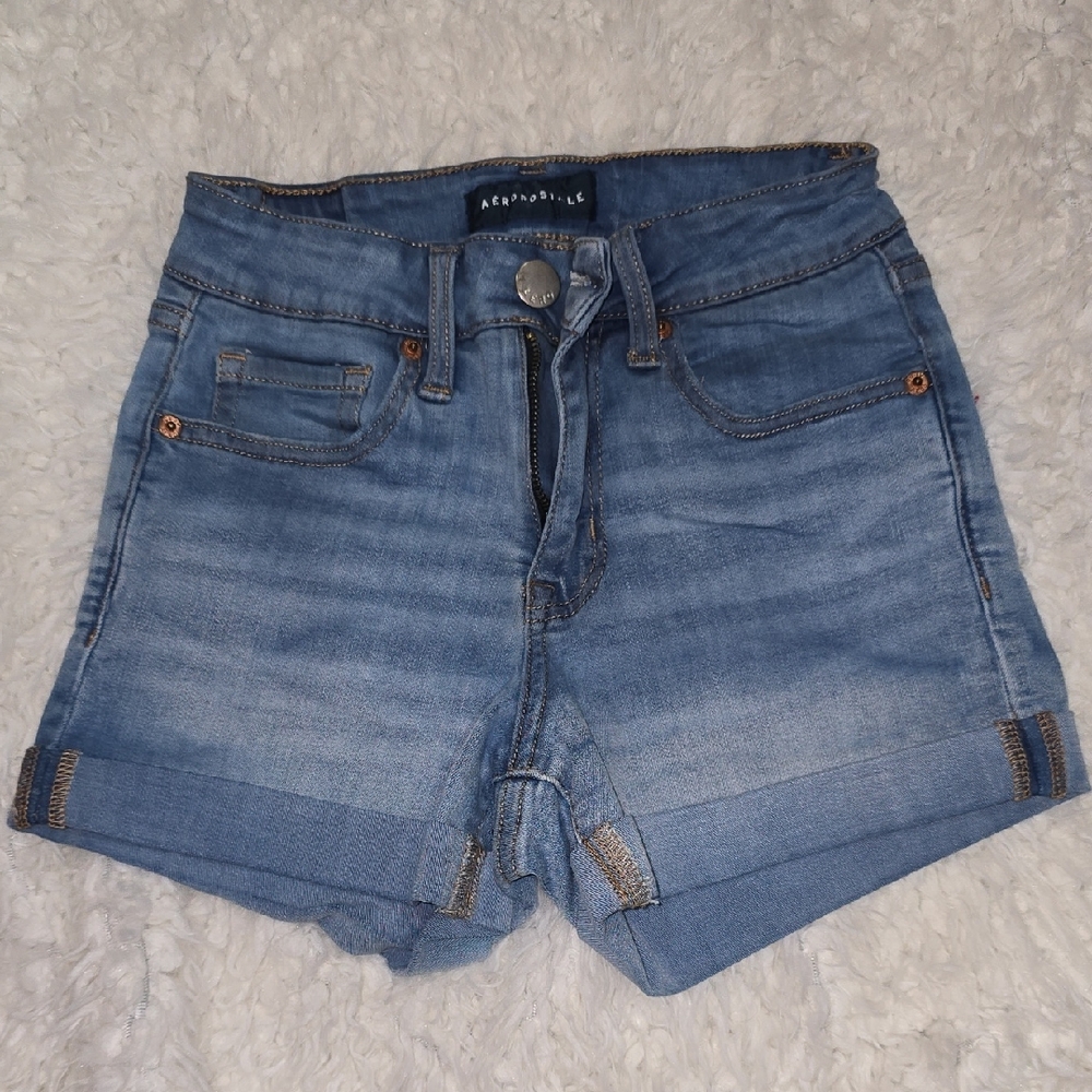 Aeropostale Light Blue Jean Shorts
